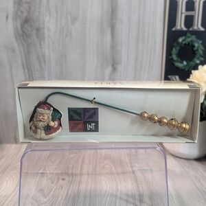Vintage Linen-N-Things Santa Claus Christmas Candle Snuffer NEW Kitschy